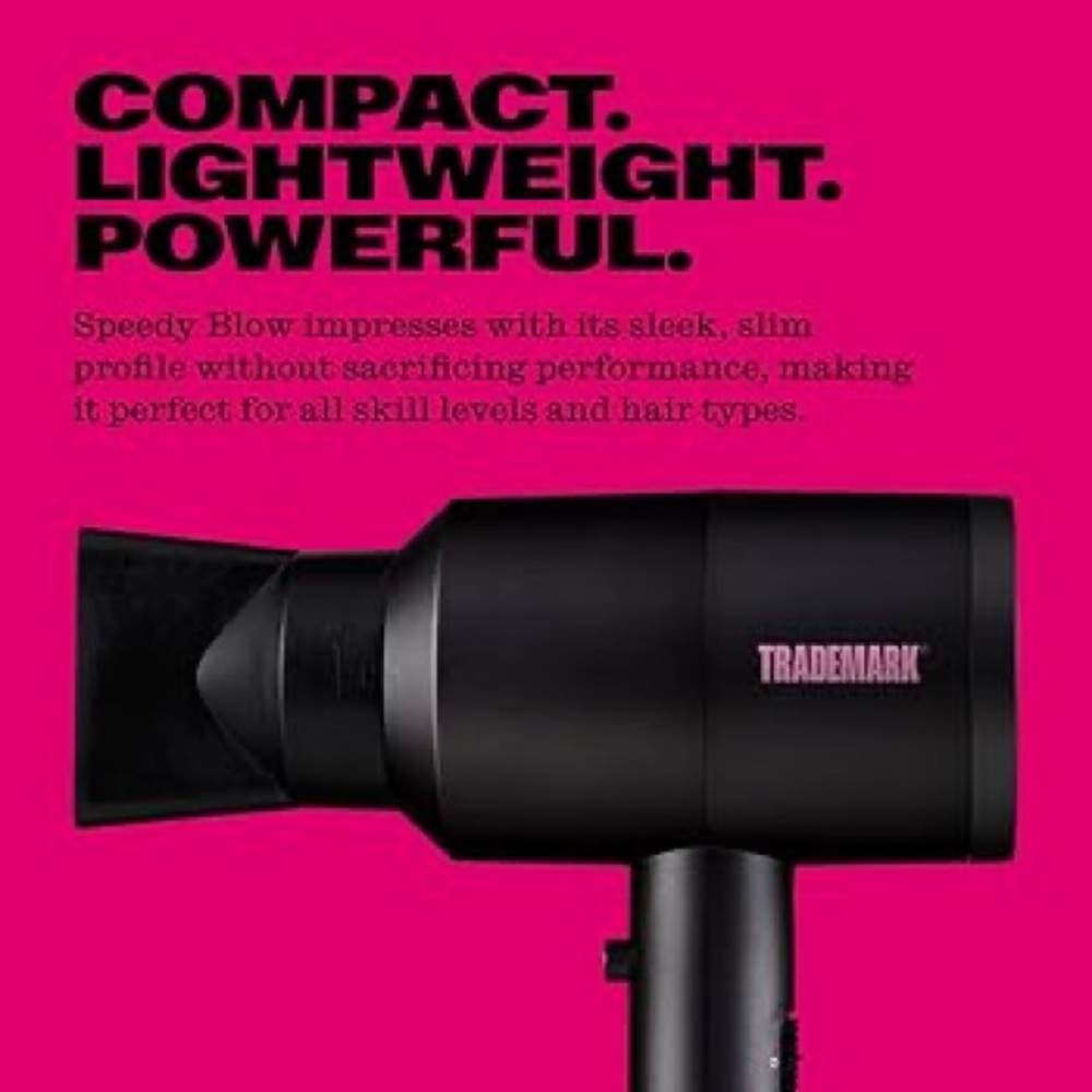 Trademark Beauty Speedy Blo Professional Strength Hair Dryer - Picture 1 of 3